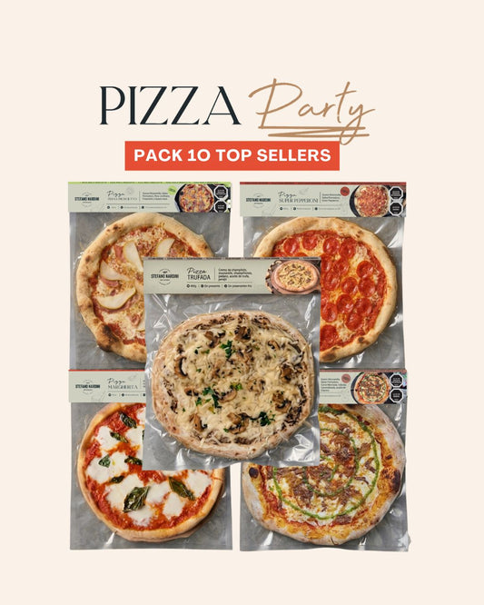 Pack 10 Pizzas Artesanales Premium 15% OFF | Stefano Nardini